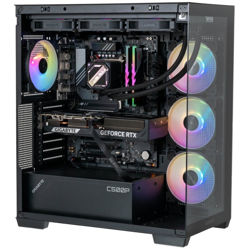 Komputer MAD DOG Powered By Gigabyte C500-I01WR32WP i7-14700F 32GB RAM 1TB SSD GeForce RTX5070 DLSS 4.5 Wi-Fi Windows 11 Professional