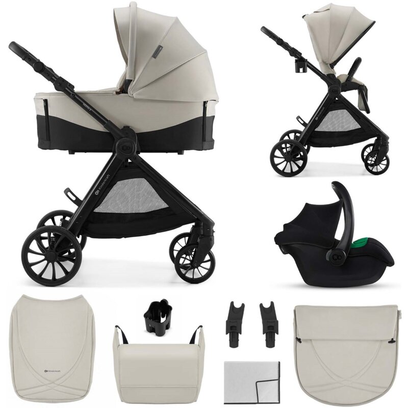 Wózek dziecięcy wielofunkcyjny KINDERKRAFT 3w1 Vesto 2