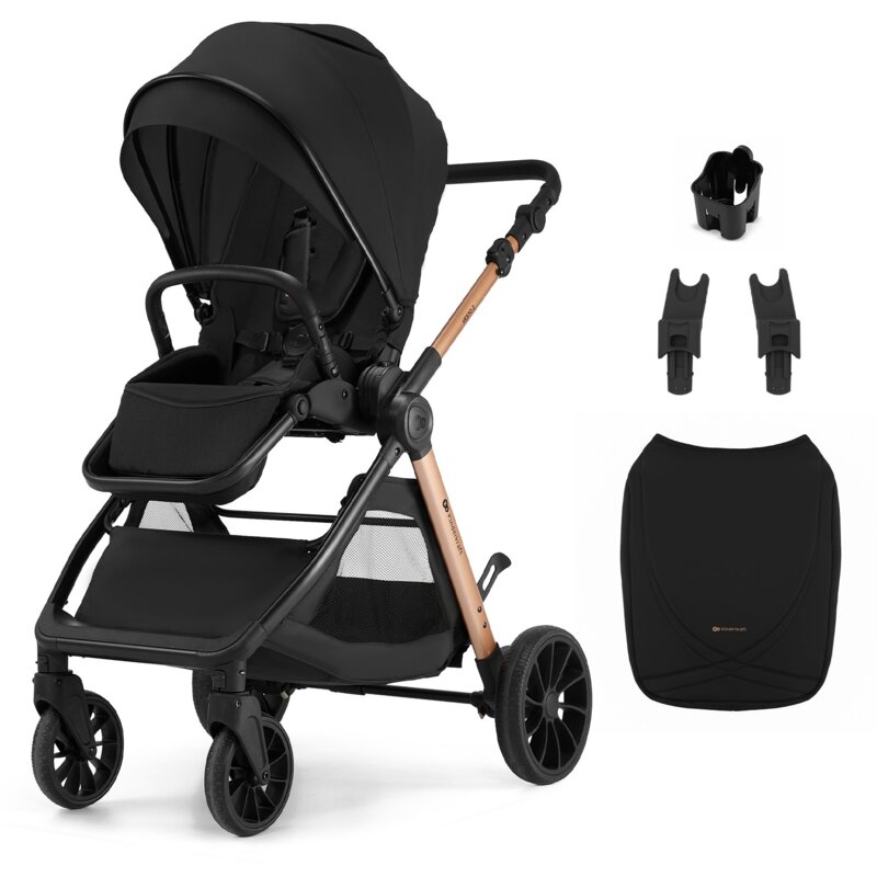 Wózek dziecięcy spacerowy KINDERKRAFT Vesto 2 Czarny