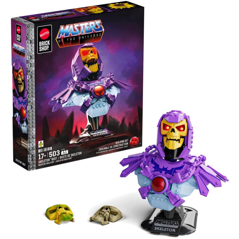 Klocki plastikowe BRICK SHOP Masters of the Universe Popiersie Szkieletora JNH52