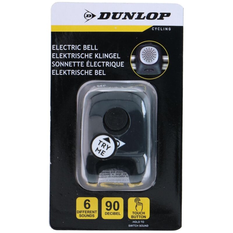 Dzwonek rowerowy DUNLOP 255279 Czarny