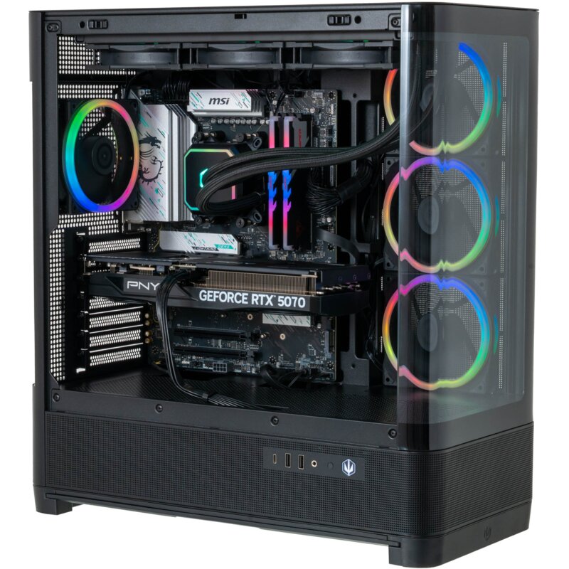 Komputer MAD DOG AQUARIUS-A03DR32 R7-9800X3D 32GB RAM 1TB SSD GeForce RTX5070 DLSS 4.5 Wi-Fi