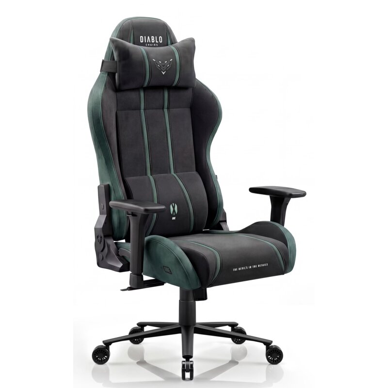 Fotel gamingowy DIABLO CHAIRS X-One 2.0 Normal Czarno-zielony