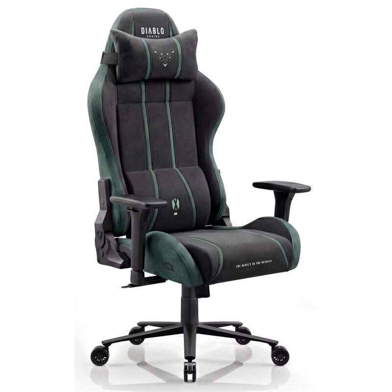 Fotel gamingowy DIABLO CHAIRS X-One 2.0 King Czarno-zielony