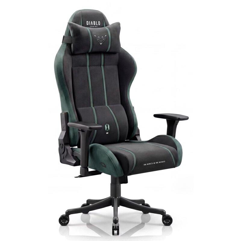 Fotel gamingowy DIABLO CHAIRS X-One 2.0 Small Czarno-zielony