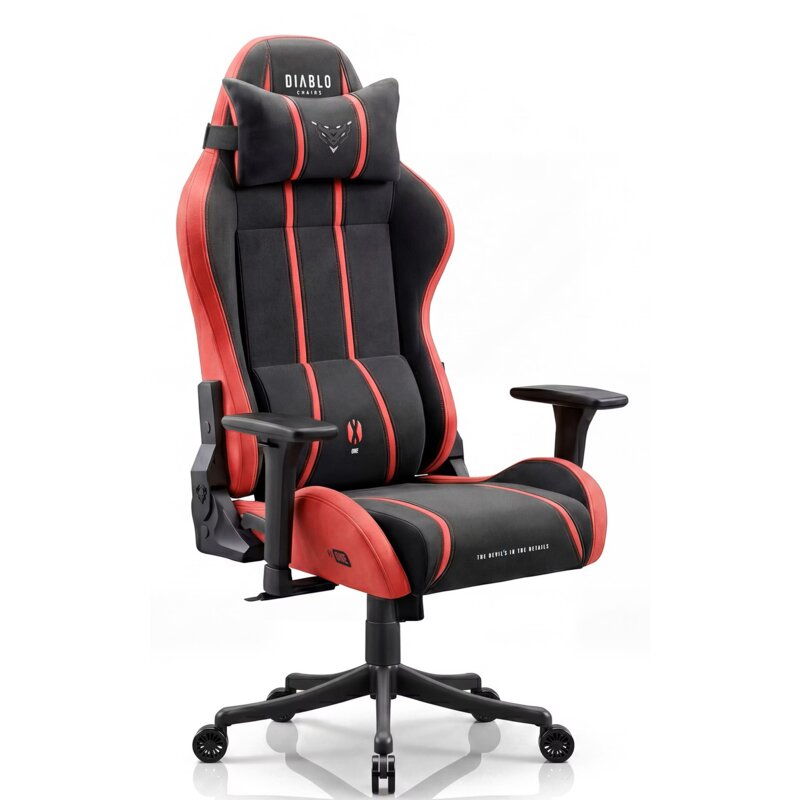 Fotel gamingowy DIABLO CHAIRS X-One 2.0 Small Czarno-czerwony