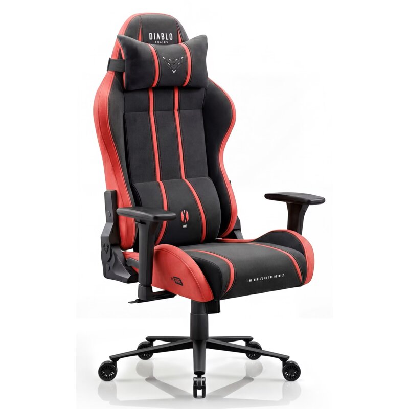 Fotel gamingowy DIABLO CHAIRS X-One 2.0 Normal Czarno-czerwony