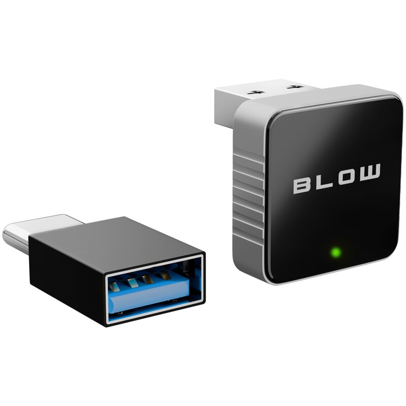Adapter BLOW Car Connect Micro Bezprzewodowy CarPlay Android Auto Czarny