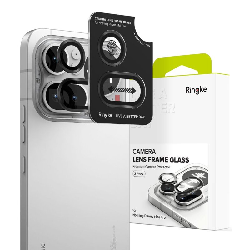 Osłona aparatu RINGKE Camera Frame Protector do Nothing Phone 4A Pro Czarny (2 szt.)