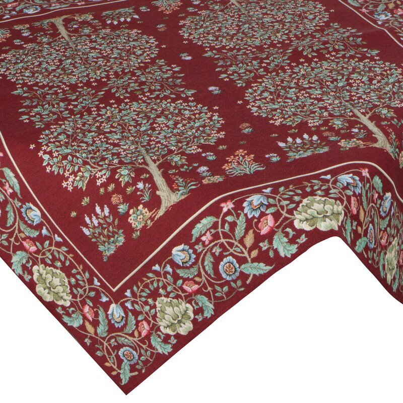 Obrus EUROFIRANY Cho (4077) 100 x 100 cm Czerwony