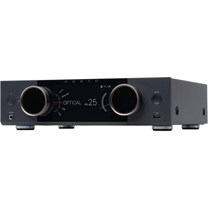 System ALL IN ONE ONKYO MUSE Y-50 Czarny, Wi-Fi, Bluetooth, HDMI eARC, Kalibracja pomieszczenia Onkyo Room EQ, Preamp MM/MC