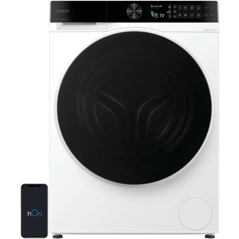 Pralka CANDY ProWash 750 BQ 412BL10U-S 12kg 61.3cm 1400obr AI Silent Motion AI Wash Sterowanie smartfonem