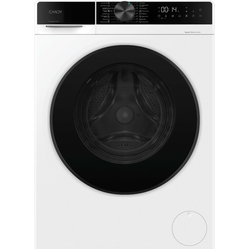 Pralko-suszarka CANDY ProWash&Dry 350 GWD 374SB7C-16 Slim 45.7 cm Funkcje AI