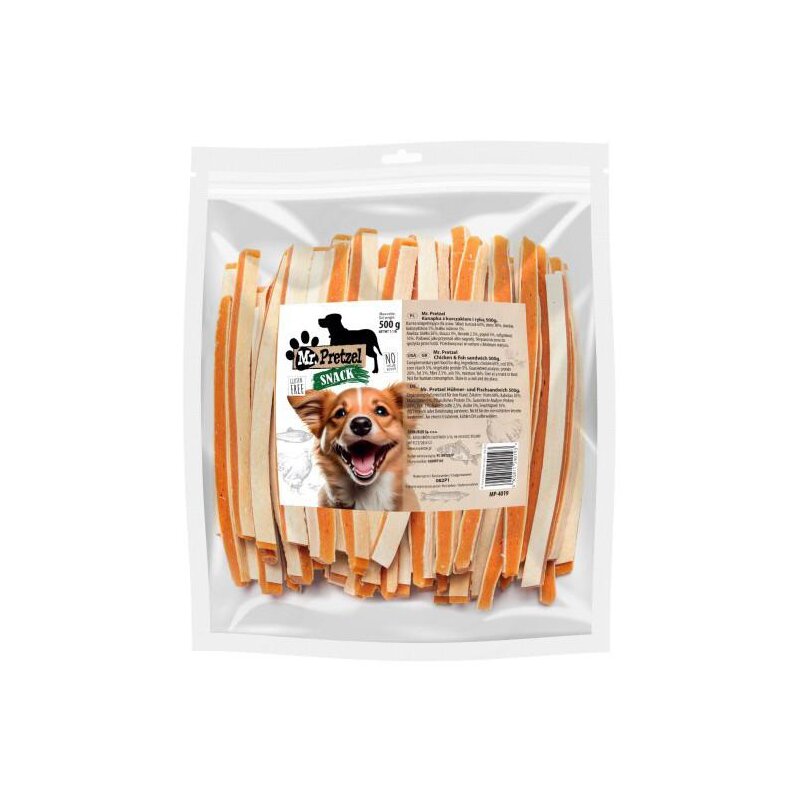 Przysmak dla psa MR. PRETZEL Kanapka z kurczakiem 500 g