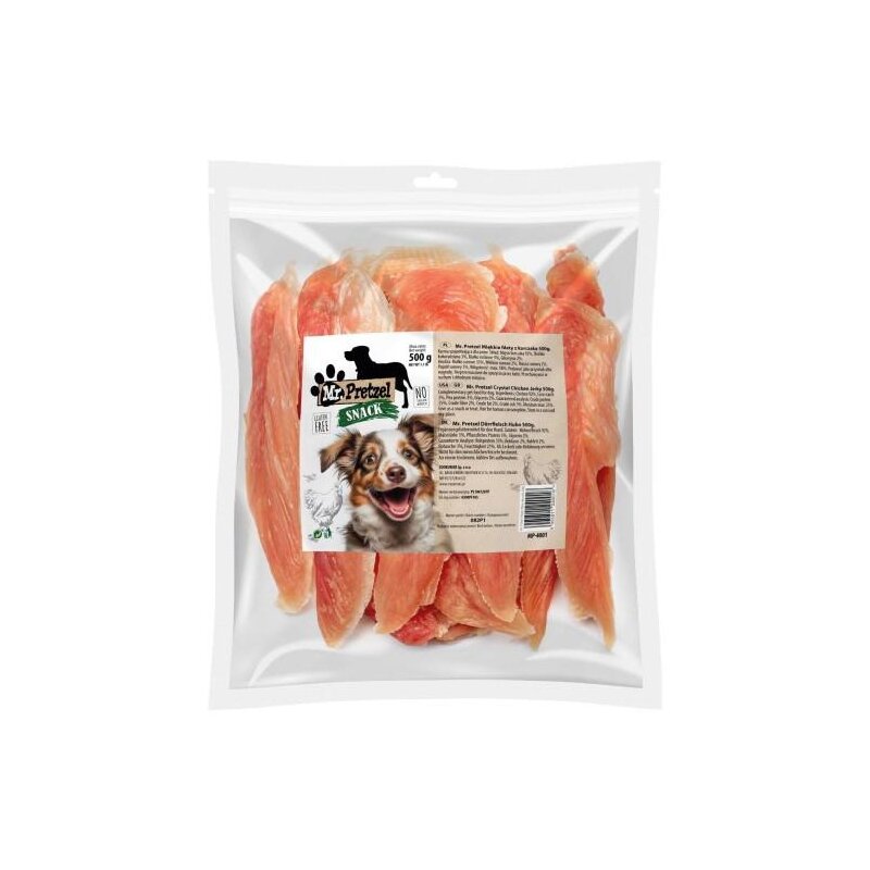 Przysmak dla psa MR. PRETZEL Miękkie filety z kurczaka 500 g