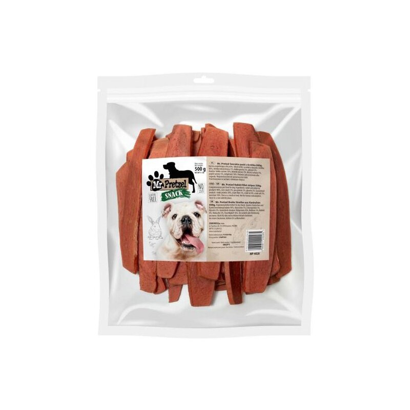 Przysmak dla psa MR. PRETZEL Filety z królika 500 g