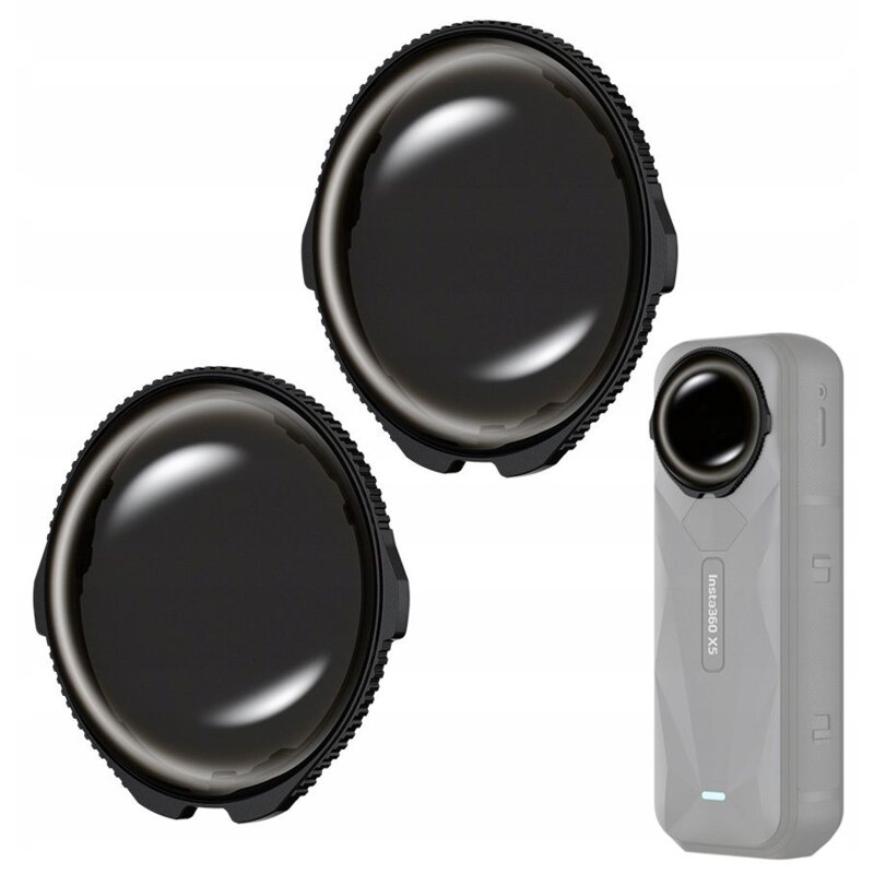 Zestaw filtrów pełnych szarych ND16 JJC TLP-X5ND16 do Insta360 X5