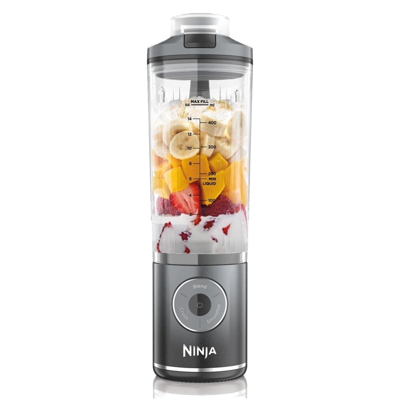 Blender personalny NINJA Blast Max BC251EUGY Szary Bezprzewodowy