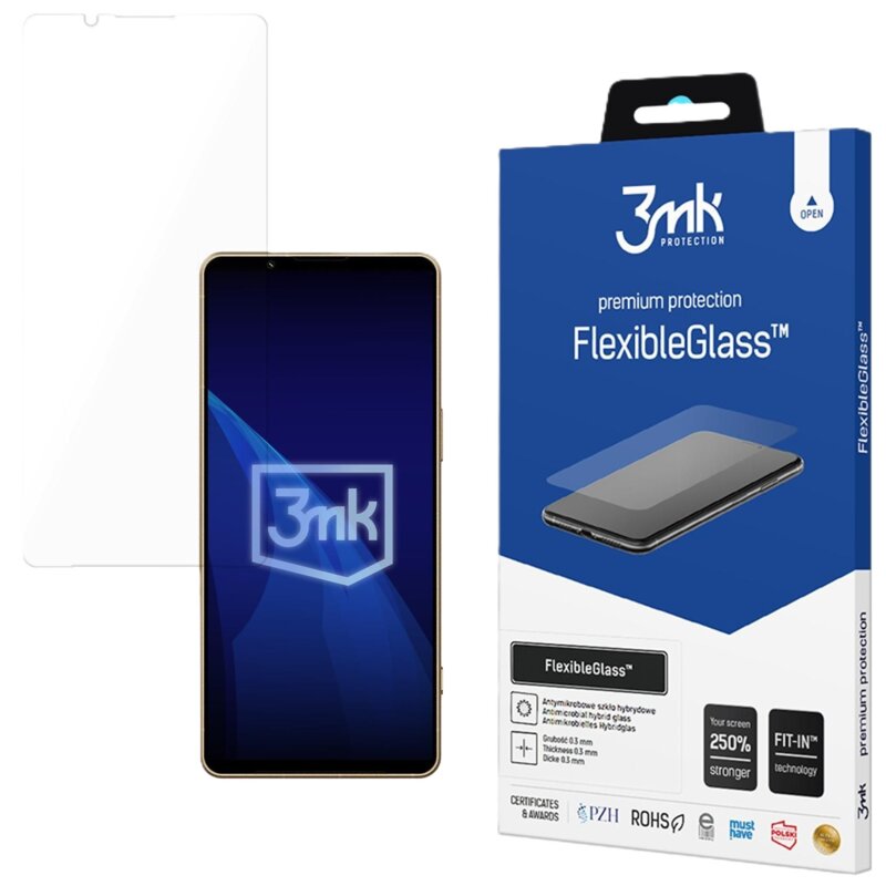 Szkło hybrydowe 3MK FlexibleGlass do Sony Xperia 1 VIII