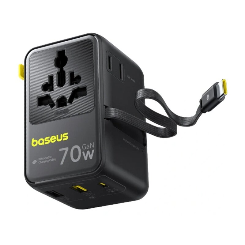 Adapter podróżny BASEUS EnerCore CG11 (Globalny) Czarny