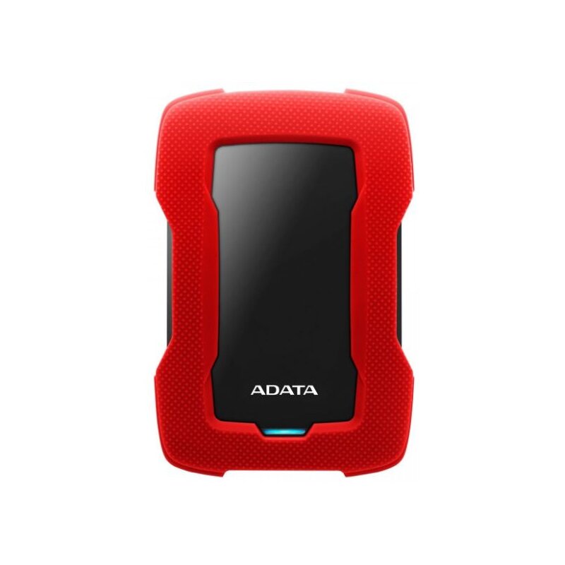 Dysk zewnętrzny HDD ADATA HD330 AHD330-2TU31-CRD (2TB; 2.5"; USB 3.2; czerwony)