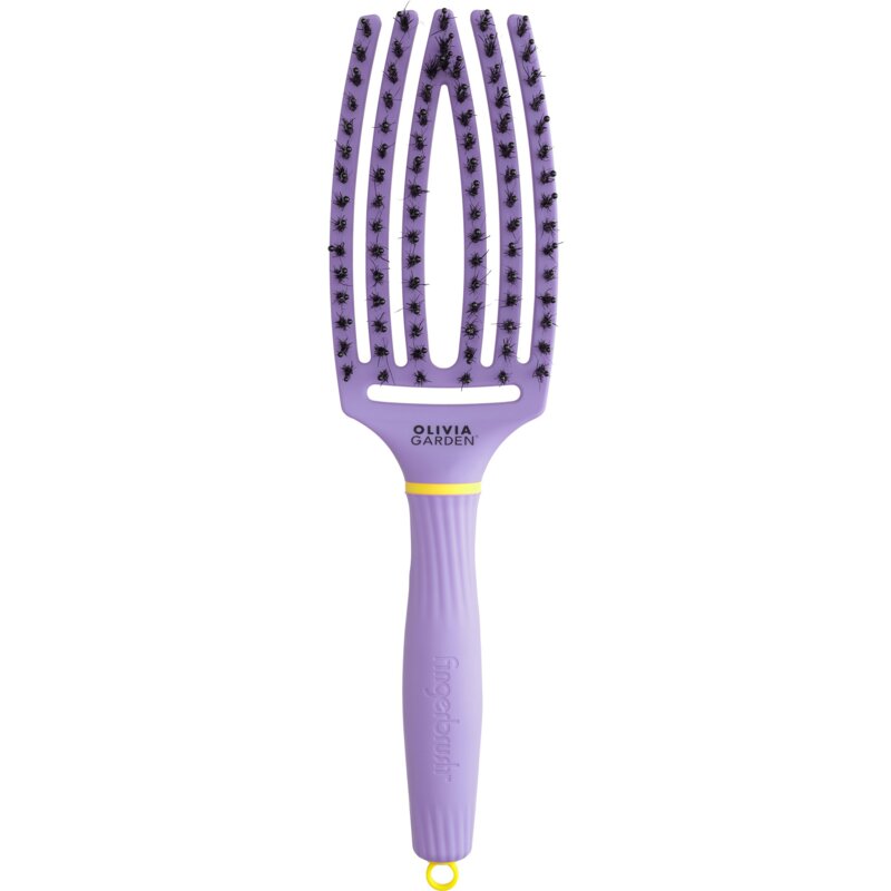 Szczotka do włosów OLIVIA GARDEN Fingerbrush Care Iconic Fioletowy