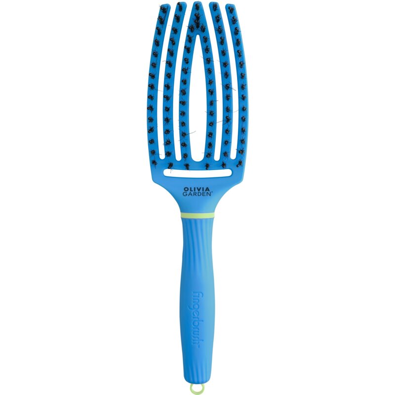 Szczotka do włosów OLIVIA GARDEN Fingerbrush Care Iconic Niebieski