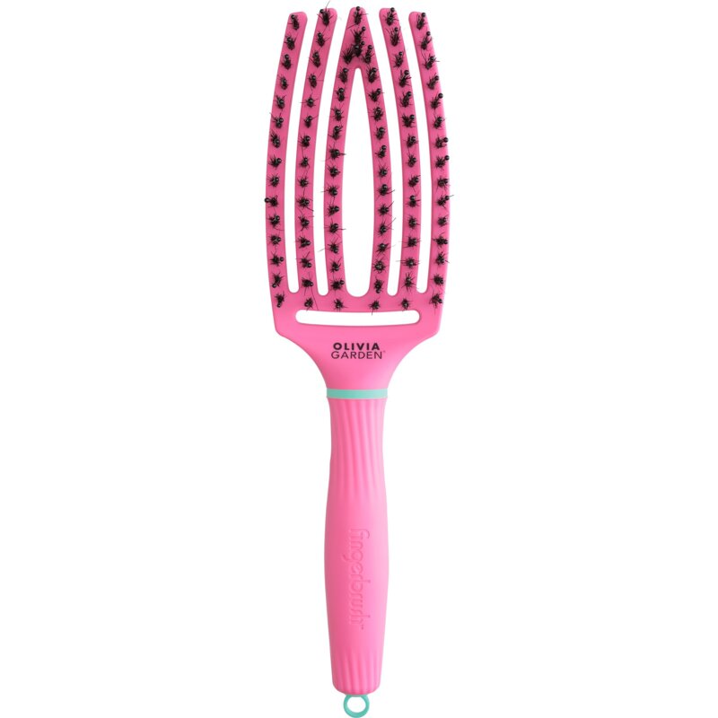 Szczotka do włosów OLIVIA GARDEN Fingerbrush Care Iconic Różowy