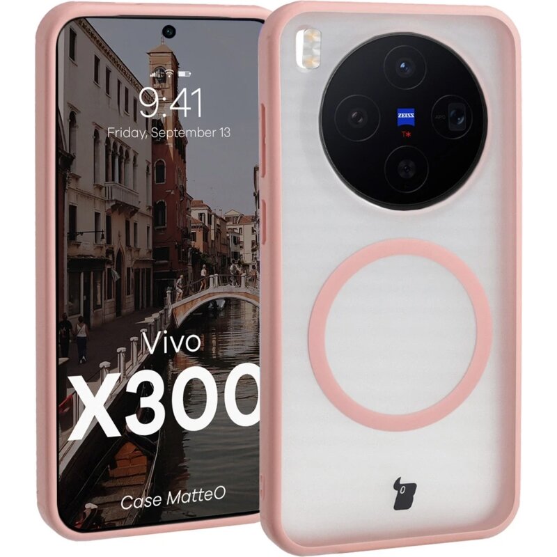 Bizon MatteO do Vivo X300 Jasnoróżowy