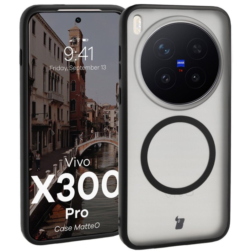 Bizon MatteO do Vivo X300 Pro Przydymione-czarny