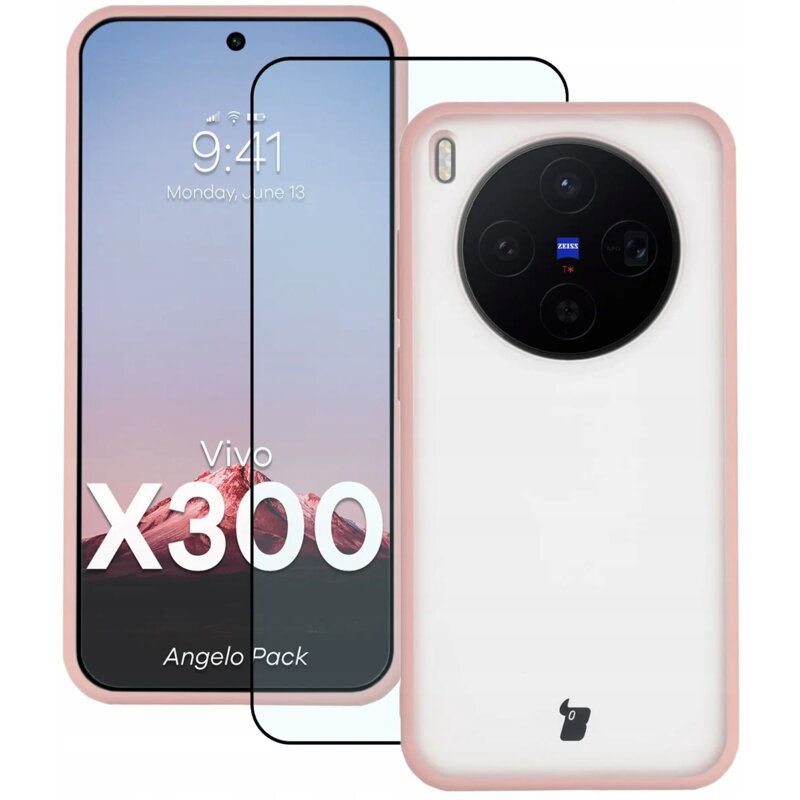 Bizon Angelo Pack do Vivo X300 Jasnoróżowy