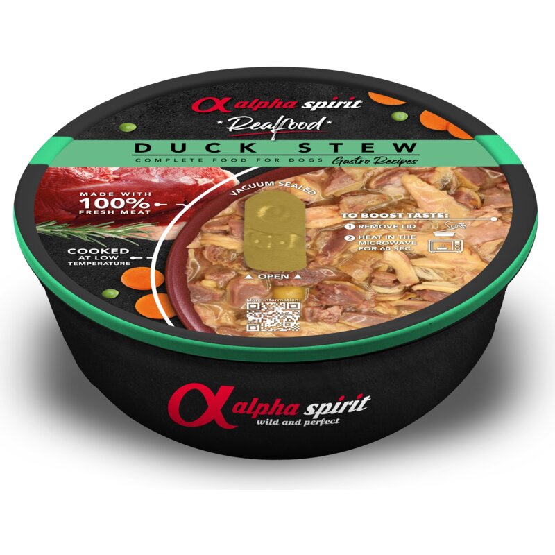 Karma dla psa ALPHA SPIRIT Real Food Duck Stew 280 g