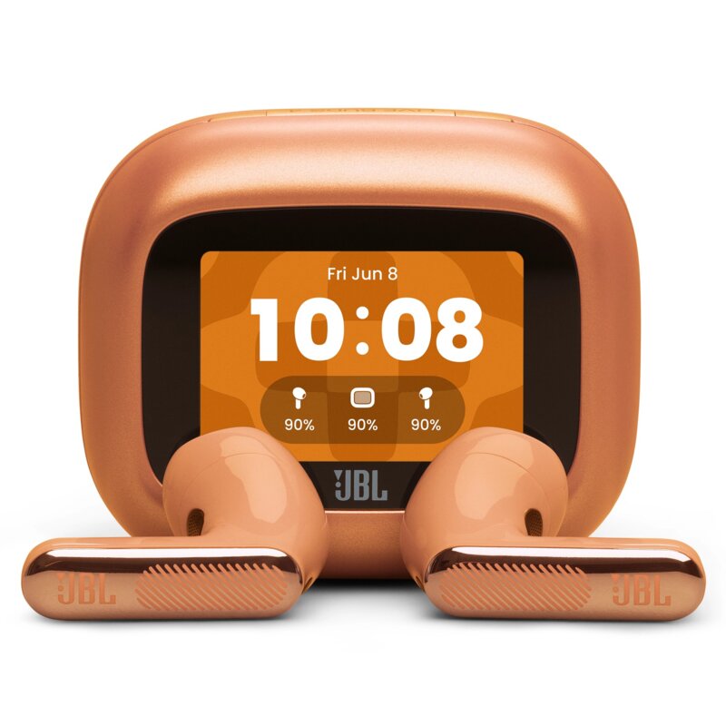 JBL Live Flex 4 Douszne Bluetooth 6.0 Pomarańczowy