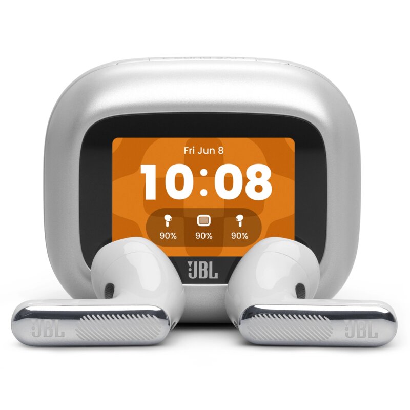 Słuchawki douszne JBL Live Flex 4 Srebrny