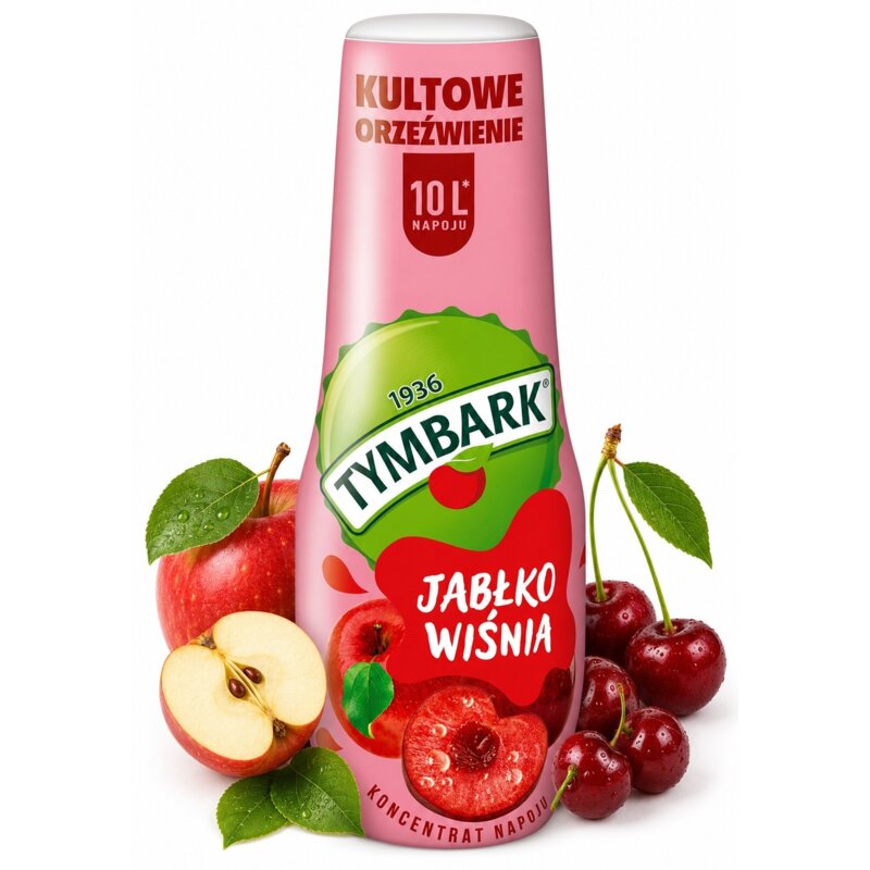 Koncentrat napoju TYMBARK Jabłko-wiśnia 500 ml