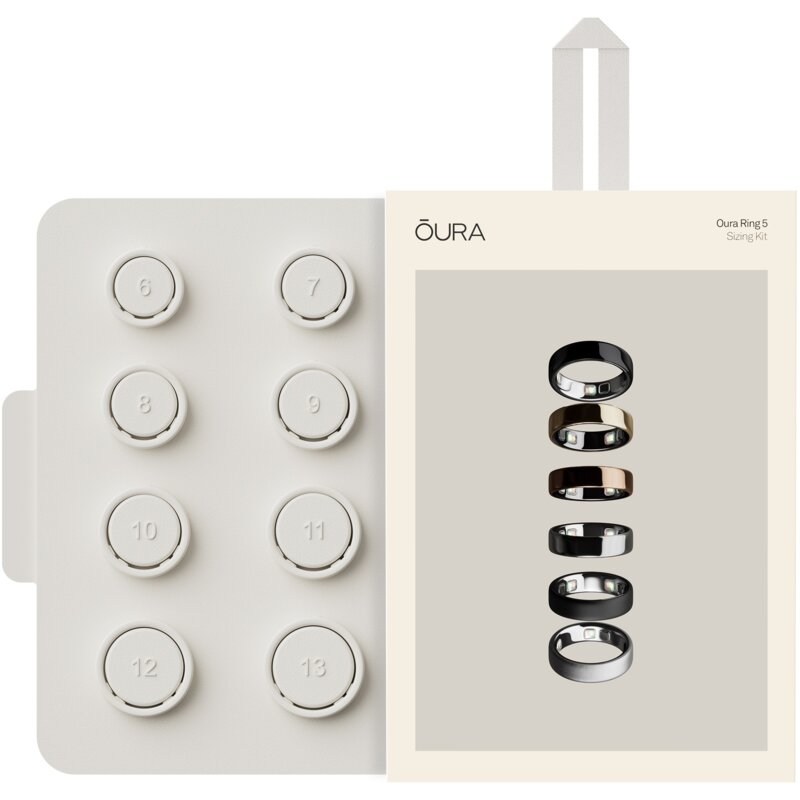 Zestaw OURA Ring 5 Sizing Kit