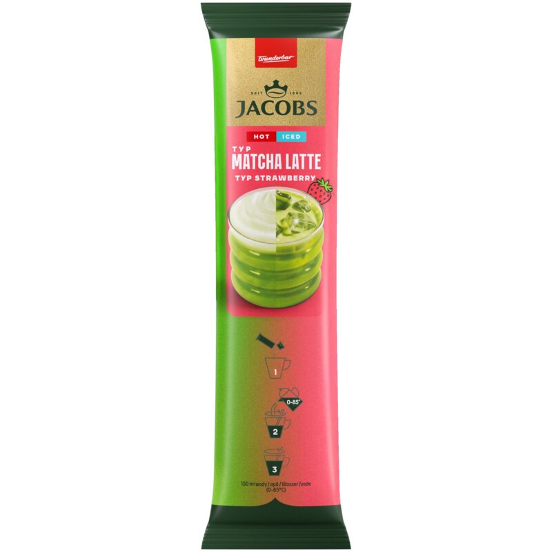 Kawa rozpuszczalna JACOBS Strawberry Matcha Latte (8 sztuk)