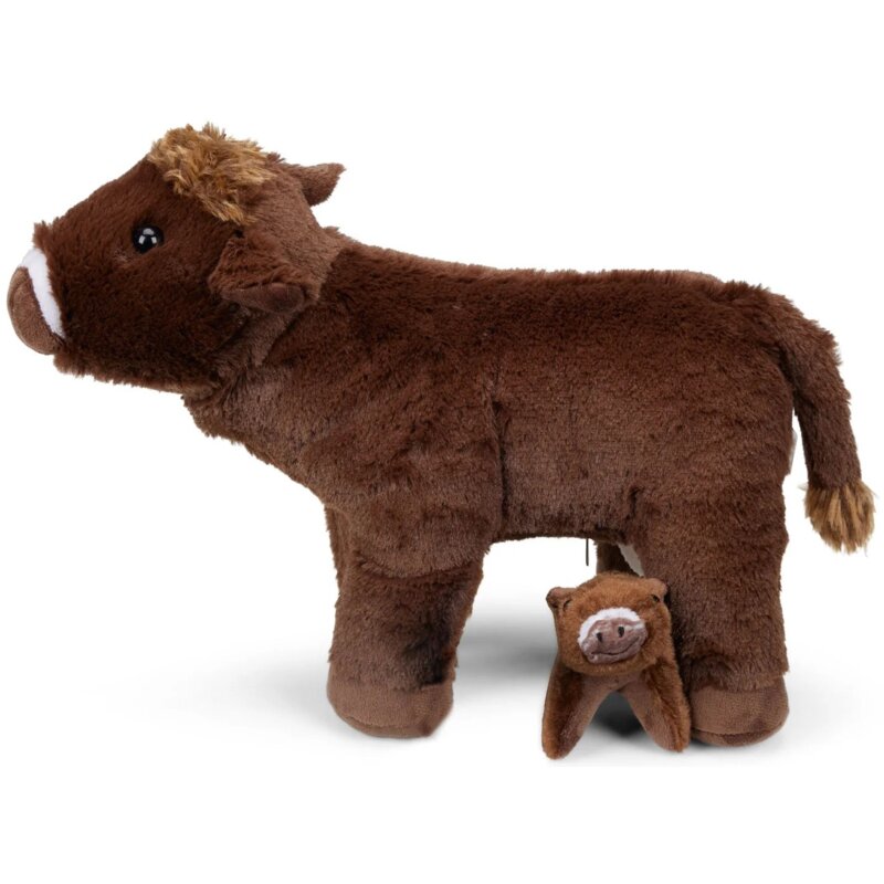 Maskotka MAMANIMALS Mama krówka z małymi MM2020608 (3 szt.)
