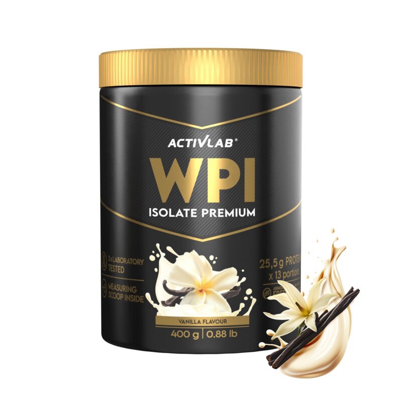 Odżywka białkowa ACTIVLAB Wpi Isolate Premium Waniliowy (400 g) Bez cukru