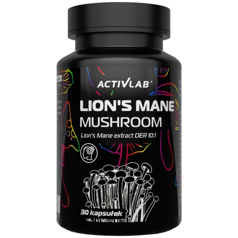 Suplement diety ACTIVLAB Lion's Mane Mushroom (30 kapsułek)