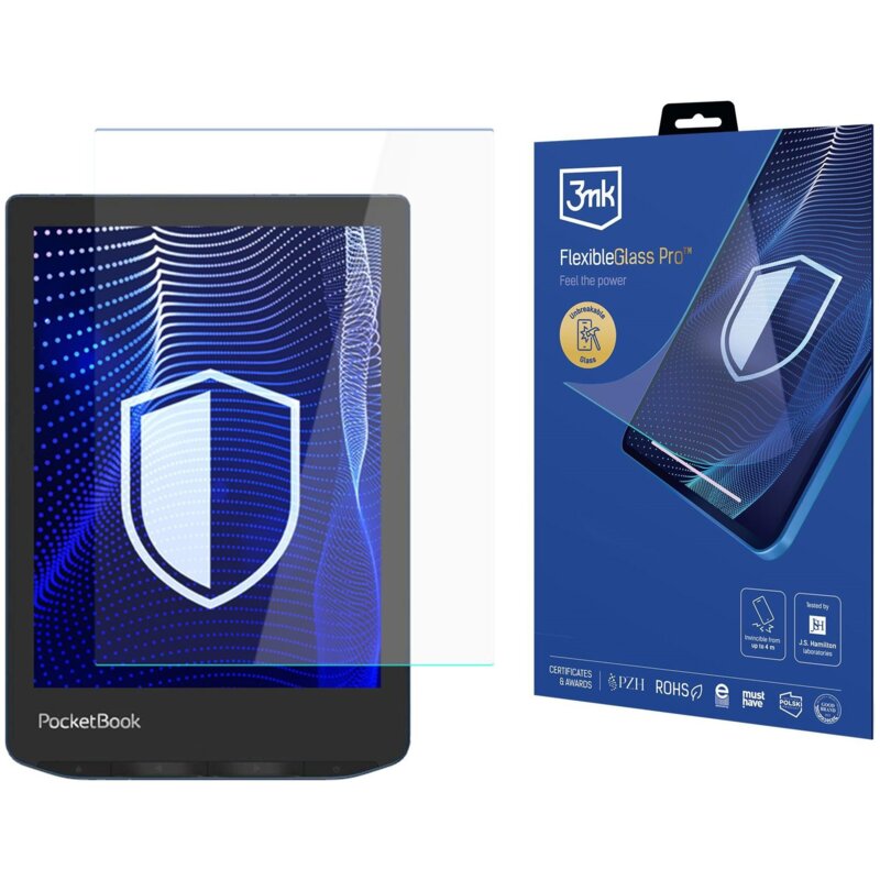 Szkło hybrydowe 3MK FlexibleGlass Pro do PocketBook Verse Pro 634