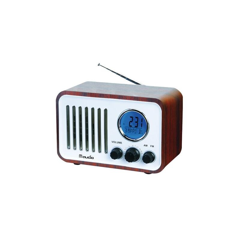 Radiobudzik M-AUDIO LM-22C Wiśniowy
