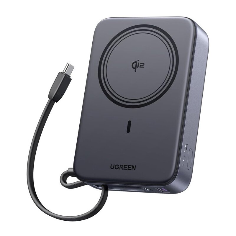 Powerbank UGREEN PB567 20000mAh Qi2 30W Szary