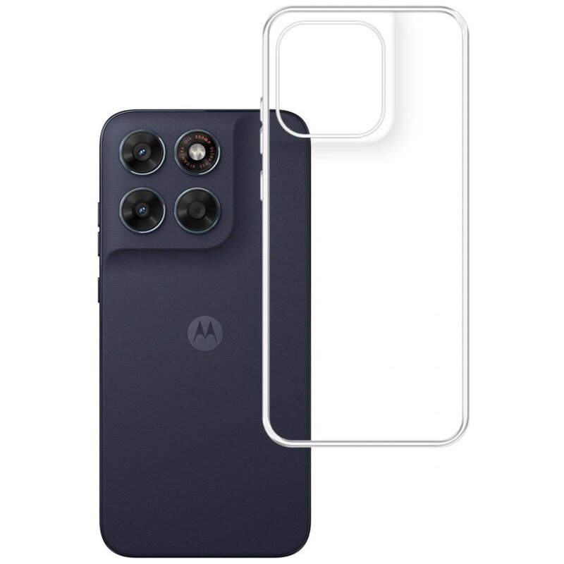 Etui 3MK Clear Case do Motorola Moto G87 Przezroczysty