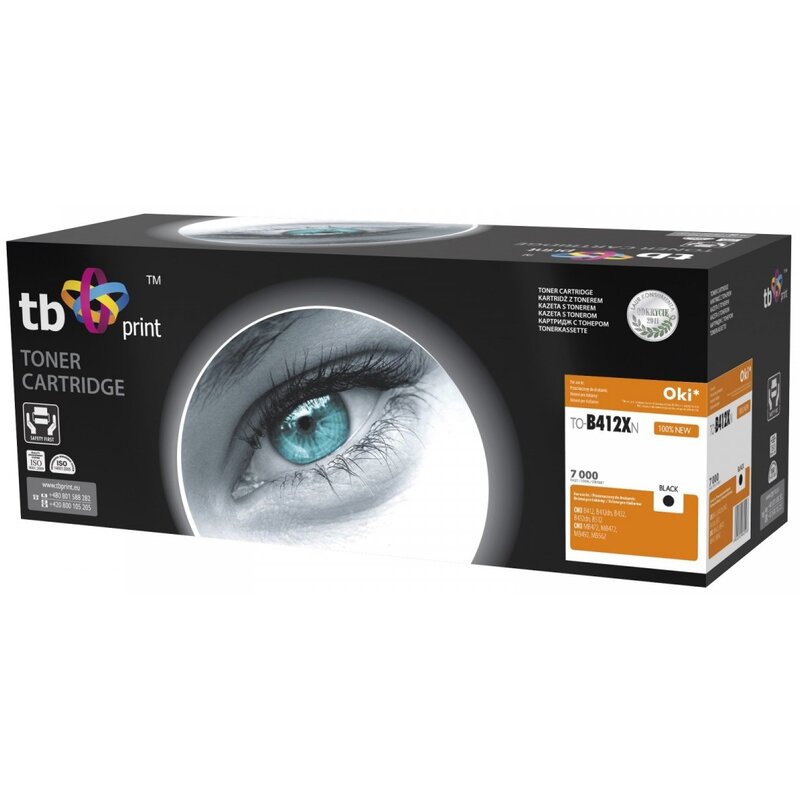 TB Print Toner do OKI B412/B432 TO-B412XN BK 100% nowy