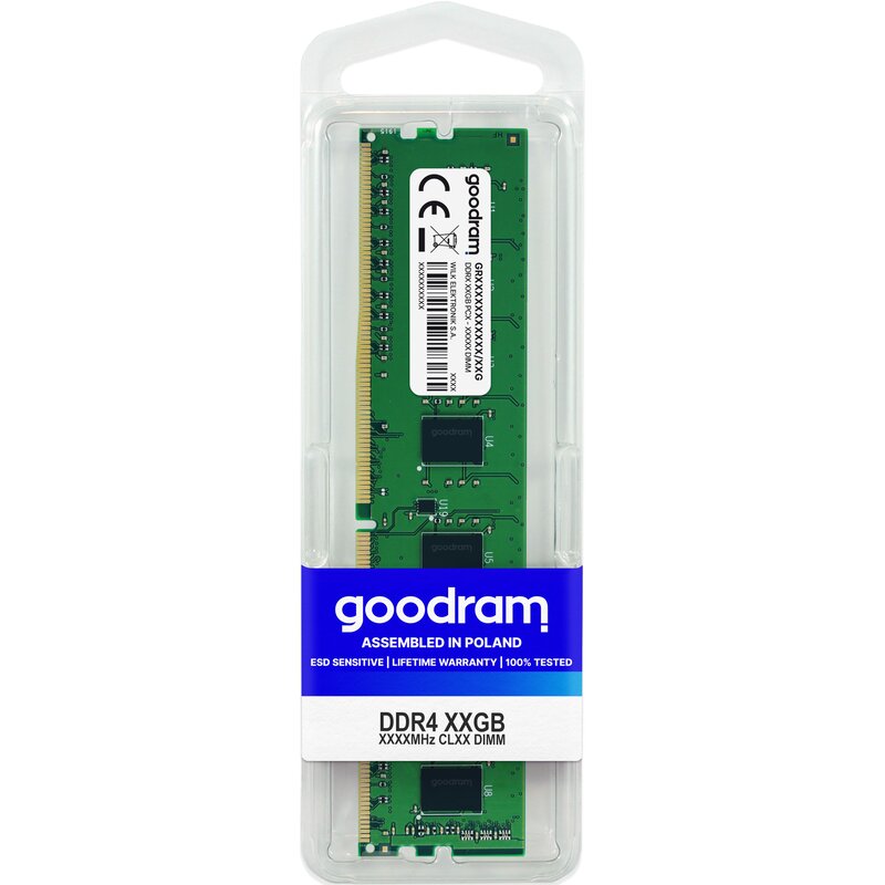 Pamięć RAM GOODRAM 16GB (1x16GB) DDR4 2400MT/s CL17