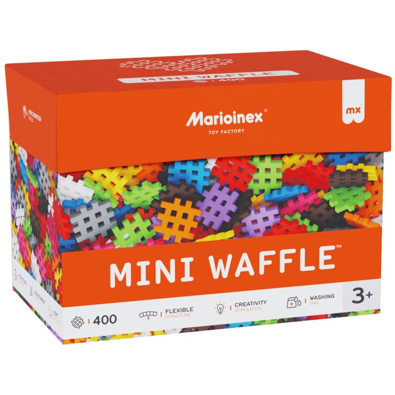 Klocki plastikowe MARIOINEX Mini Waffle 400el. 908303