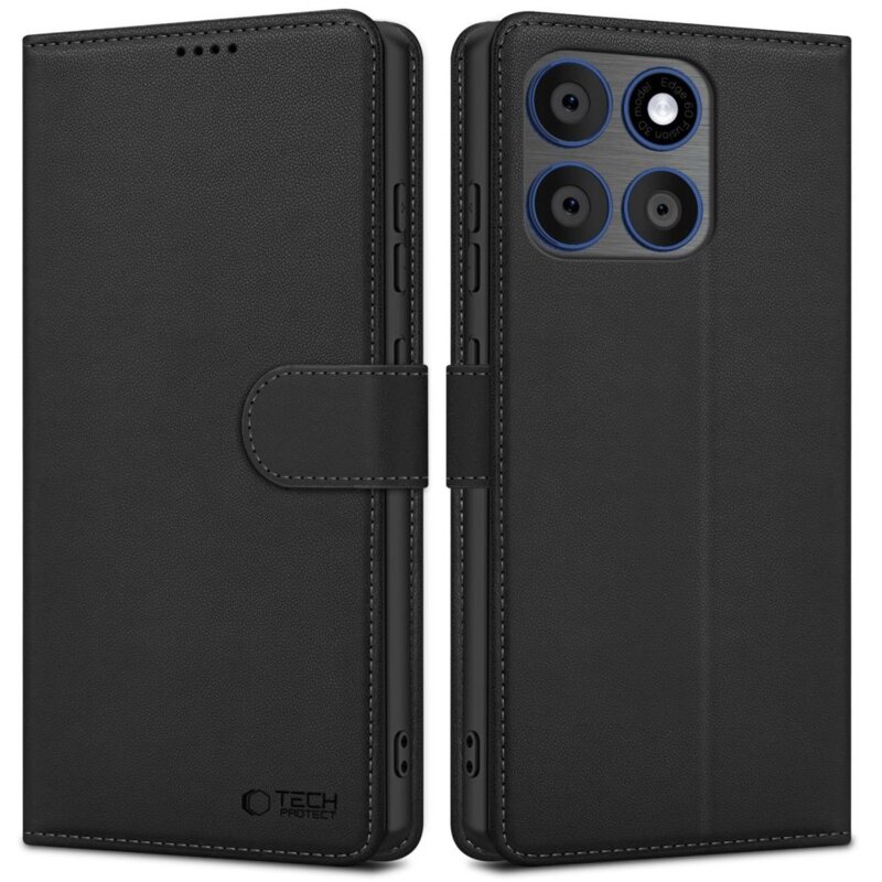 Etui TECH-PROTECT Wallet do Motorola Edge 70 5G Czarny