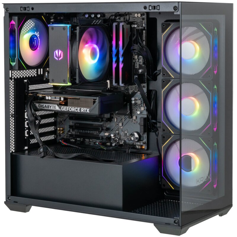 Komputer MAD DOG KRUX-EXO-I12WR16WP i5-14400F 16GB RAM 1TB SSD GeForce RTX5060 DLSS 4.5 Wi-Fi Windows 11 Professional