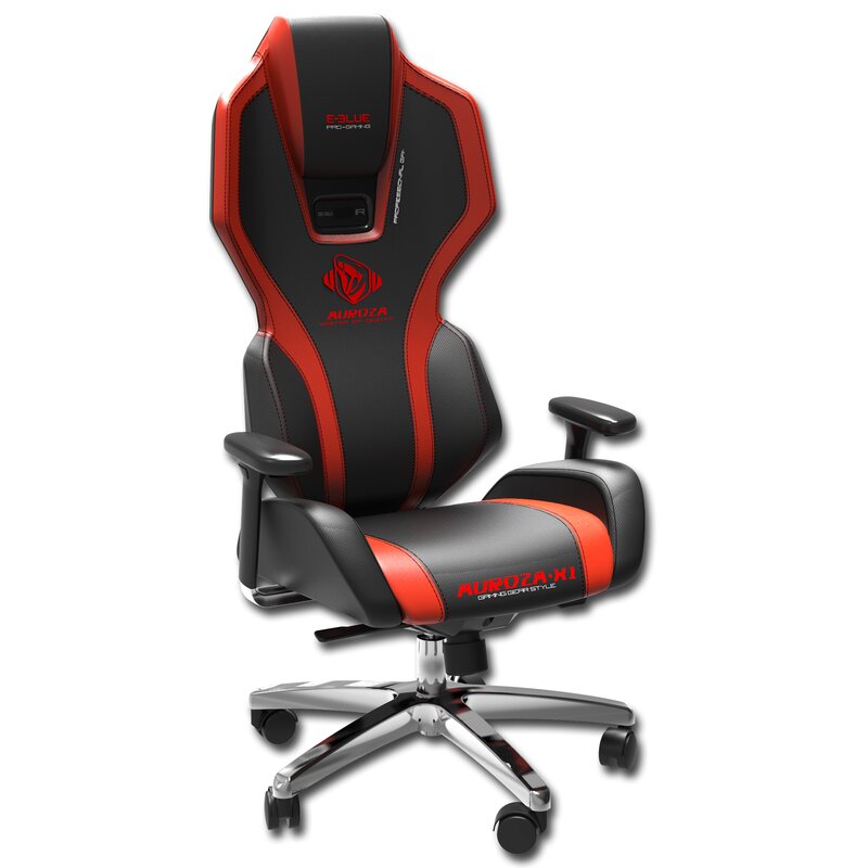Fotel gamingowy E-BLUE Auroza 301 X1 E-Sport Czarno-czerwony